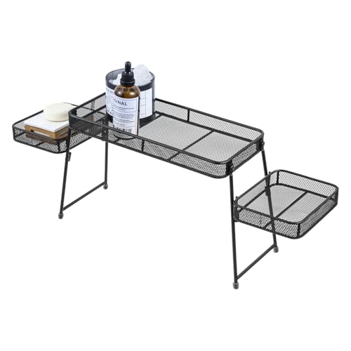 MyGift Over the Sink Shelf, 3-Tier Black Metal Kitchen - Image 2