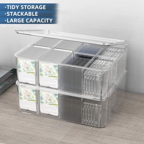 Transparent Plastic Trading Card Storage Box for Loose Cards - Image 5