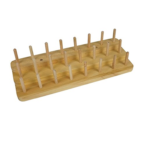 Riverruns Fly Tying Thread Spool Stand Nature Wood Spool - Image 2
