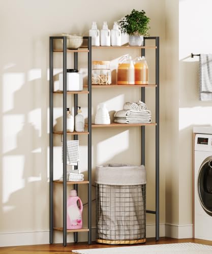 HOOBRO Over The Toilet Storage Rack Cabinet,8-Tier | Home Organization - Image 2