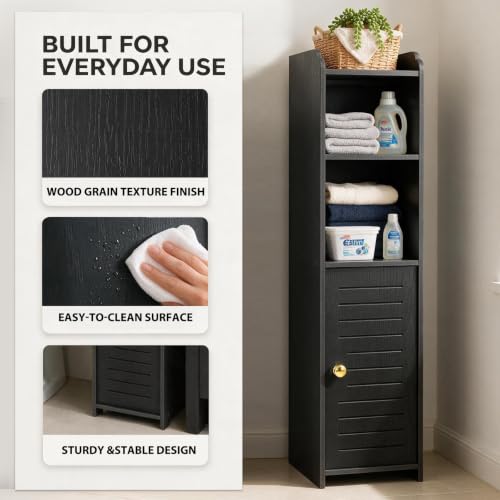 Toilet Paper Holder Stand, 30.7 Inch Toilet Paper Storage - Image 6