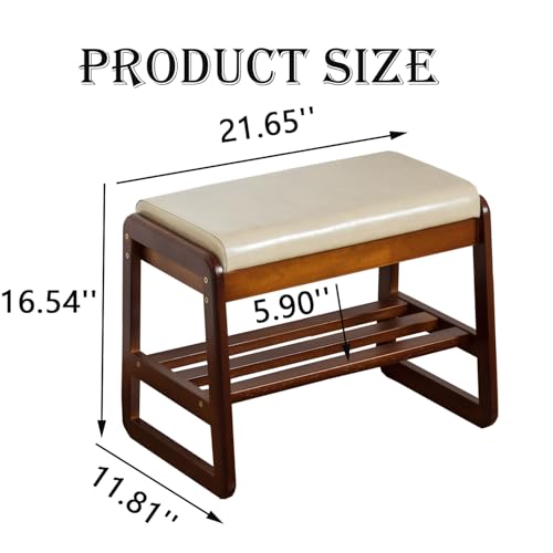 latifolia 2 Tier Shoe Rack Bench with Flip-Top Storage, Grey - Image 4
