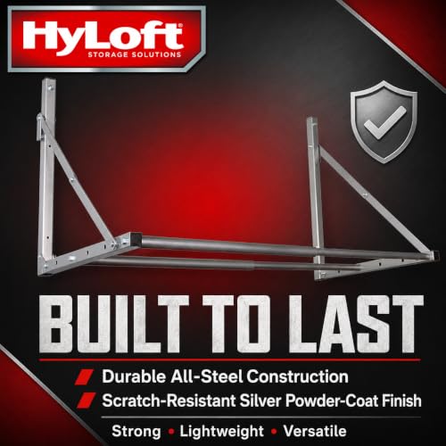 HyLoft Wall-Mounted Folding Tire Storage Loft Rack - Image 8