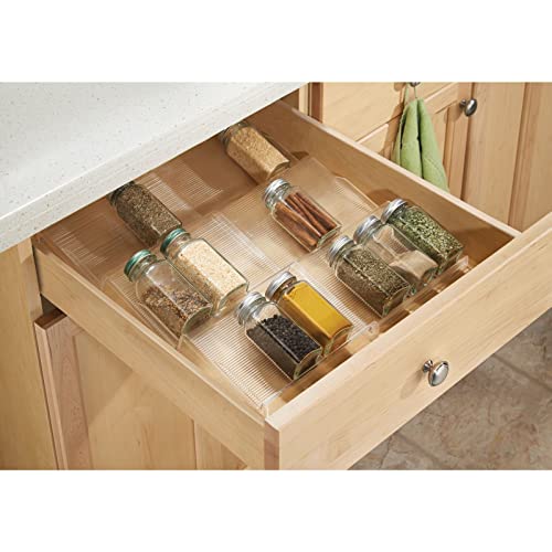 mDesign Expandable Plastic Deluxe Spice Rack, Drawer - Image 3