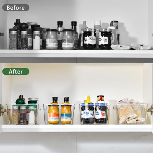 12 Pack Clear Plastic Storage Bins, Pantry Organizer | All Products - Image 7