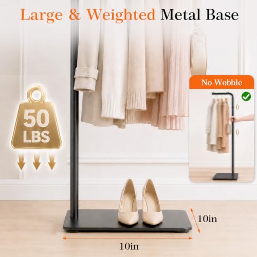 Adjustable Clothing Display 16-64in Shirt Display Stand Metal - Image 7