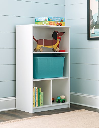 ClosetMaid 1497 KidSpace 3-Tier Vertical Storage Shelf, White - Image 3