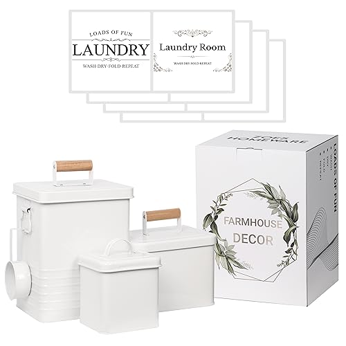 ZOES HOMEWARE 3-Set Laundry Room Organization and Storage - Image 2