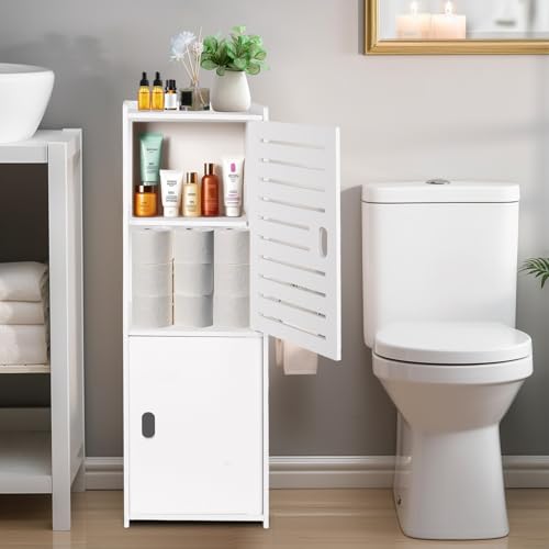 LuiceABC Toilet Paper Storage Holder, Slim Bathroom - Image 5