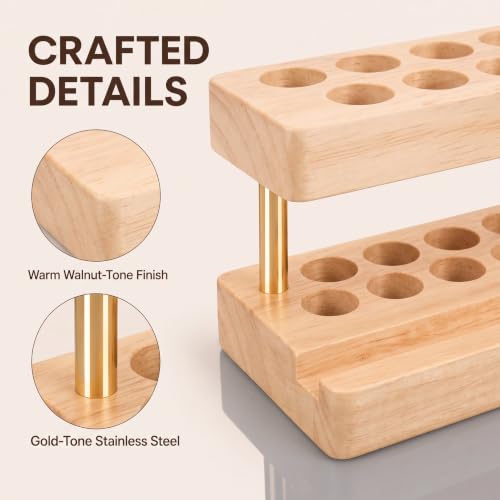 Pen Holder for Desk, Pencil Organizer, Fountain Pen Display Stand - Image 4