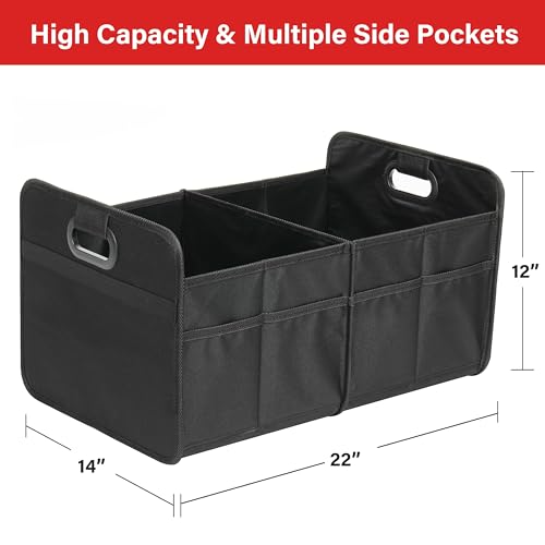 Simple Deluxe Car Trunk Organizer, 2 Compartments | Home Organization - Image 4