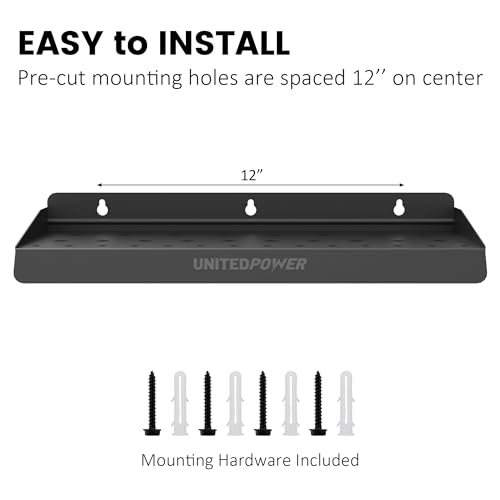 UNITEDPOWER Screwdriver Holder, Wall Mount Storage Rack - Image 5