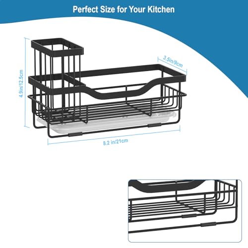 Sponge Holder for Kitchen Caddy Sink Organizer, Multifunctional - Image 6