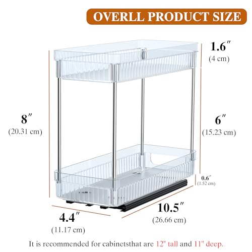 DABIGE 2 Pack Pull Out Spice Rack Organizer for Cabi | All Products - Image 5