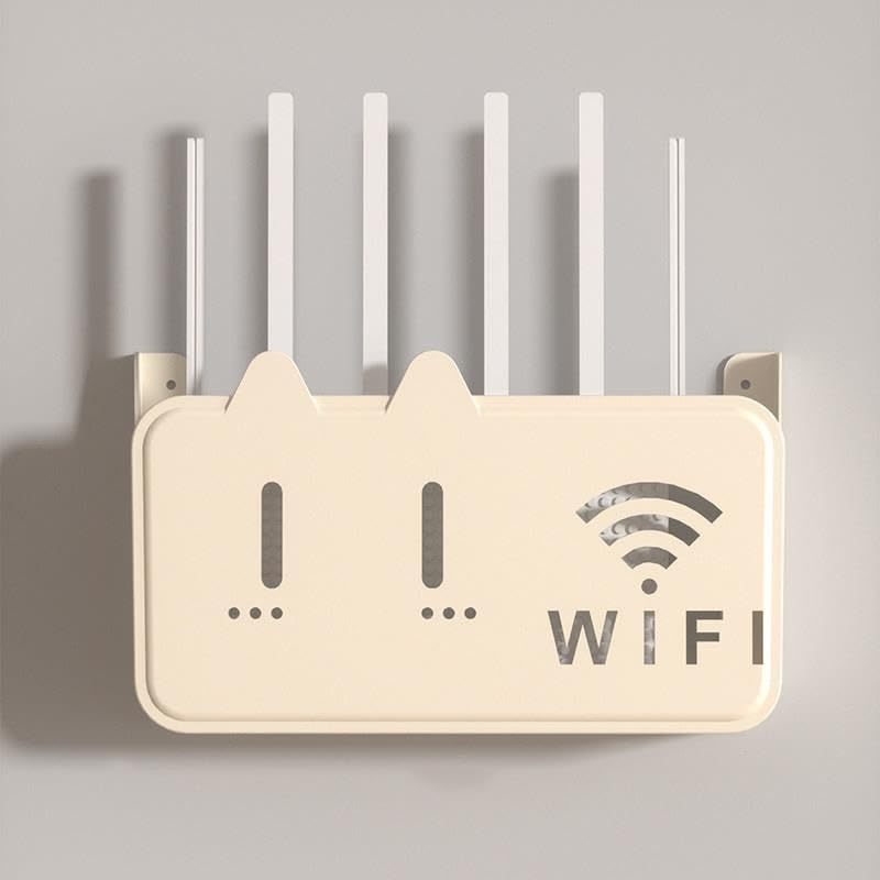 Wall Mounted Router Storage Box,Wireless Router Storage Organizer - Image 1