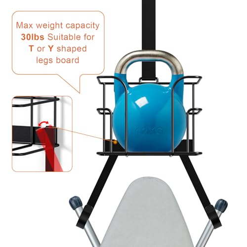Over The Door/Wall Mount Ironing Board Hanger, Laundry - Image 7