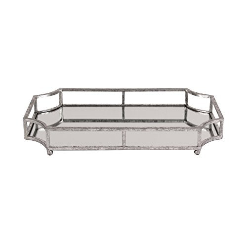 Kate and Laurel Ciel Metal Mirrored Ornate Scalloped Decorative - Image 3