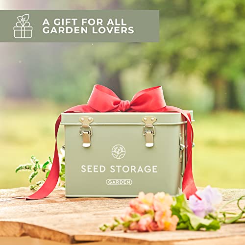 Wildgoose Seed Storage Box - Metal Seed Packet Organizer - Image 3