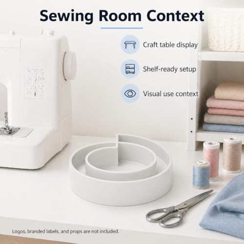 Spiral Sewing Spool Holder Compatible with Cylindrical - Image 5