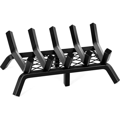 INNO STAGE 17 Inch Fireplace Grate with Ember Retainer - Image 2