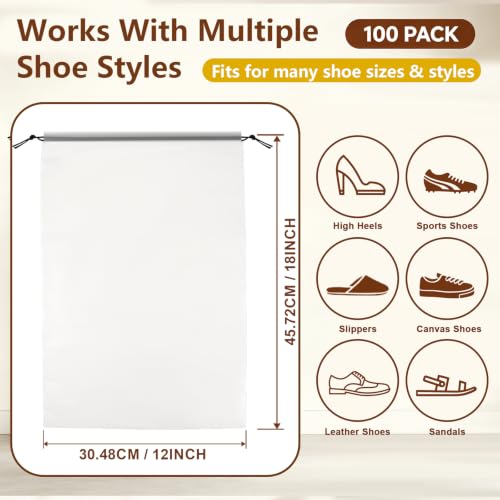 100pcs, clear drawstring bags - Image 3