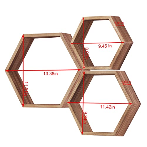 Hexagon Shelves,Floating Wall Shelf - Image 4