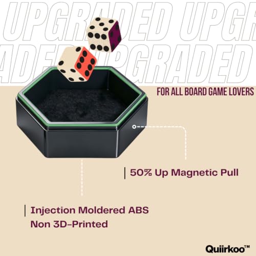 Magnetic Hex Board Game Trays, Modular Stackable Token Dice Trays - Image 6