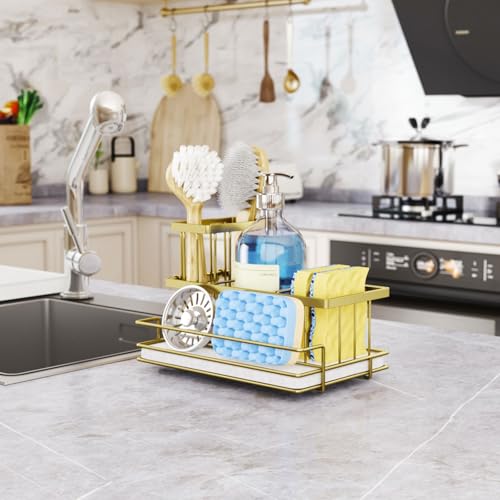 HapiRm Sink Caddy Sponge Holder - Kitchen Sink Organizer - Image 8