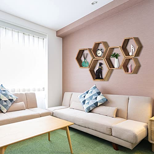 Hexagon Shelves,Floating Wall Shelf - Image 3
