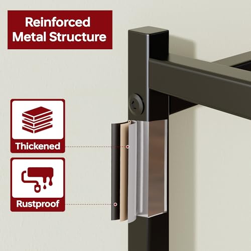 Storage Shelves, 5-Tier Metal Shelving Unit with Leveling Feet - Image 5