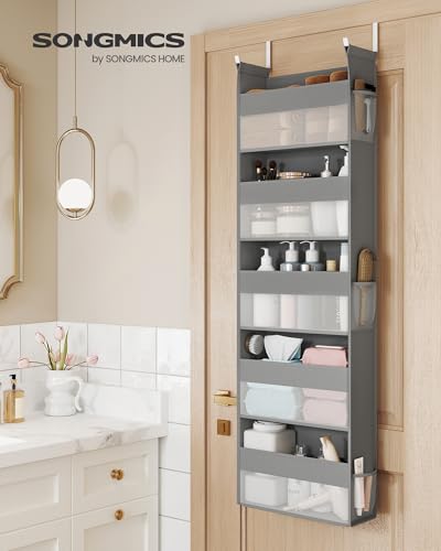 SONGMICS 5-Tier Over the Door Organizer, Foldable - Image 3