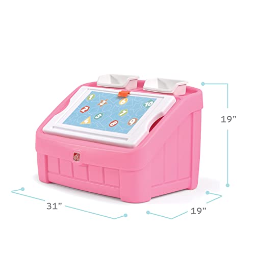 Step2 2-in-1 Toy Box & Art Lid, Kids Toy Storage Bin | All Products - Image 3