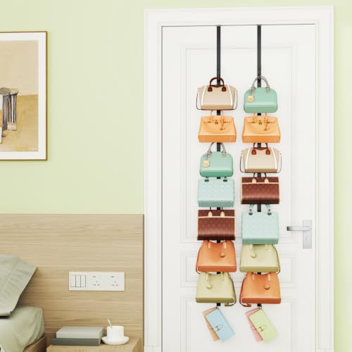 Over Door Hat Organizer - 2 Packs Metal Wall Mounted Hat - Image 7