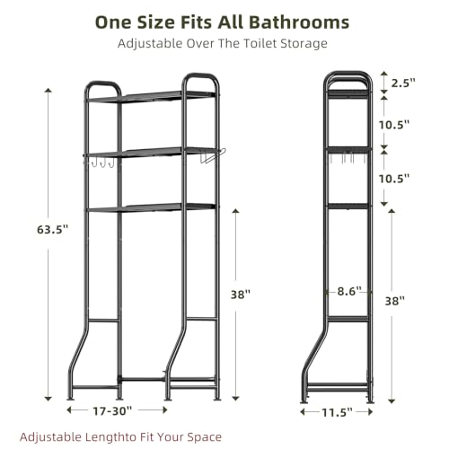 Simple Trending Expandable Over The Toilet Storage R | All Products - Image 4