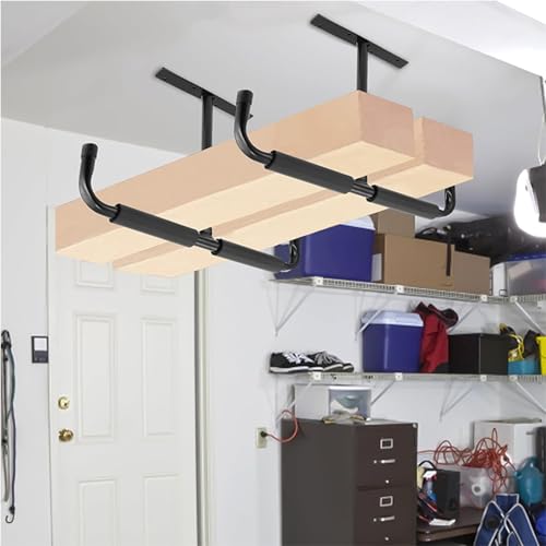 Overhead Garage Storage Hooks,Heavy Duty Ceiling Mounted - Image 6