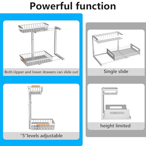 Adjustable Metal Pull-Out Under-Sink Organizer - Image 6