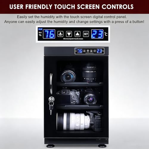 40L Dehumidifying Dry Cabinet Box, Touch Screen 3 Layers - Image 4