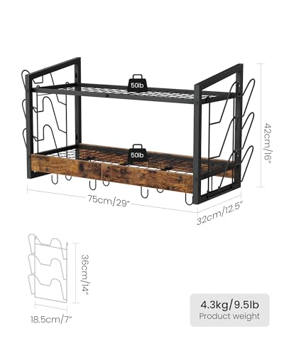 CHOEZON Hanging Pot Rack, Pot Rack Wall Mounted - Image 3