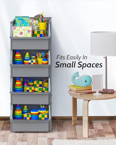 Skywin Stackable Storage Bins Open Front for Pantry - Image 6