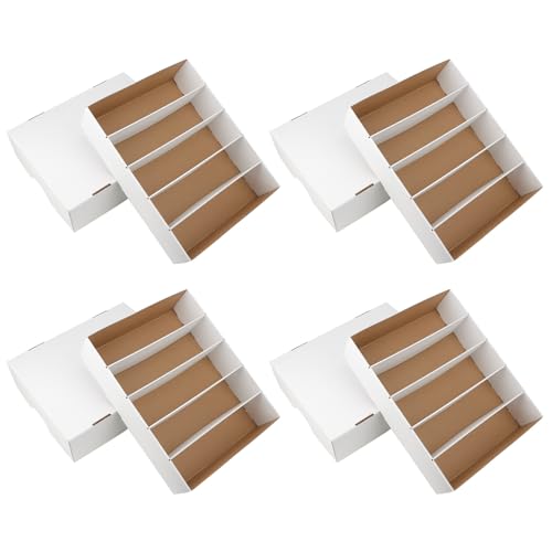 4 Pack Card Storage Box, 3700 Count Trading Card Storage - Image 2