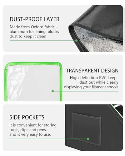 3D Printer Filament Storage Box, 21 Spools, Filament Organizer - Image 7
