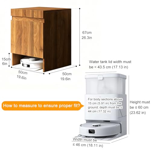 Robot Vacuum Stand Hidden Cabinet, Storage Cabinet | Home Organization - Image 3