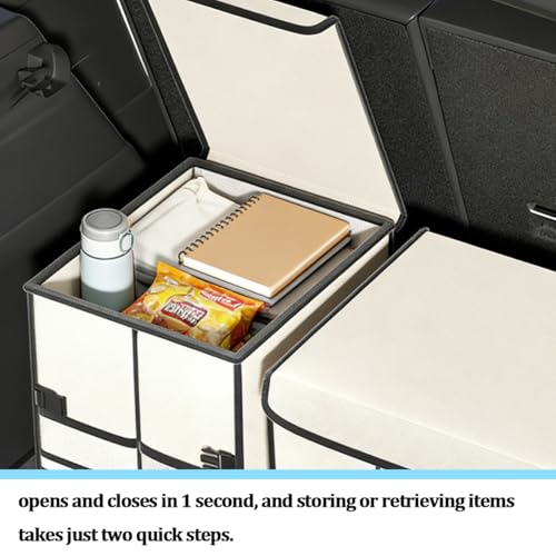 HZEL Car Trunk Organizer with Lid, Foldable Slip Resistant - Image 7