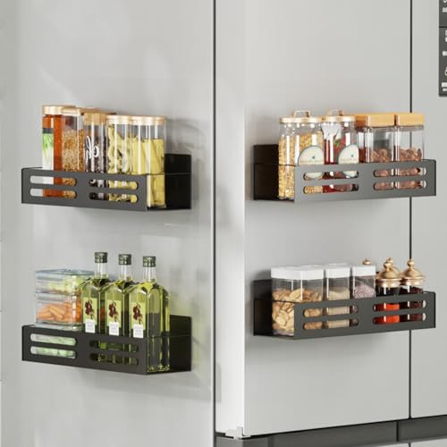 Magnetic Spice Rack for Refrigerator Magnetic Fridge Shelf - Image 7