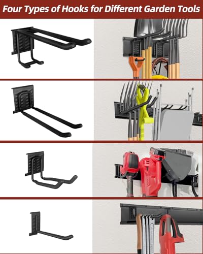 Garage Tool Organizer Wall Mount, 48in Tool Rack, 420LBS Capacity - Image 4