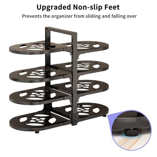 Adjustable Heavy Duty Pots and Pans Organizer Under Cabinet - Image 8