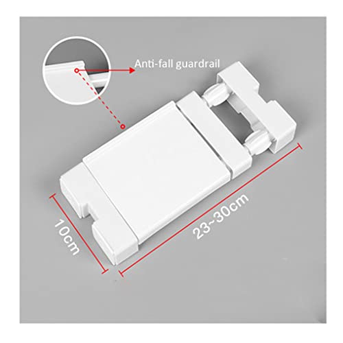 Extendable Narrow Closet Tension Shelf Slim Cupboard Divider Rod - Image 8