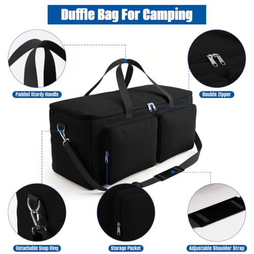 SIRUITON 31.5 In Large Camping Storage Bag,600D Oxford - Image 6