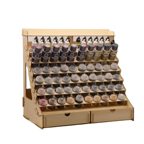 Craft Paint Storage-Modular Paint Organizer - Holds 74 Bottles - Image 2