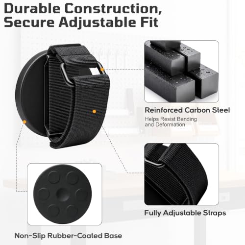 2 Pack Magnetic Shovel Holders for Truck, 22 lb No-Drill - Image 4